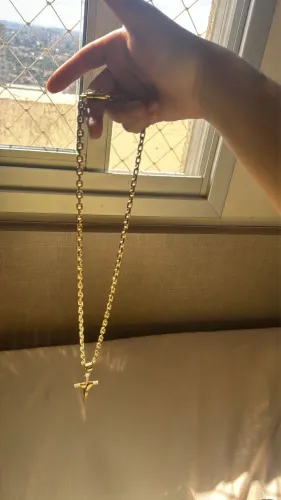 CORRENTE 100% MOEDA ANTIGA BANHADA NO OURO