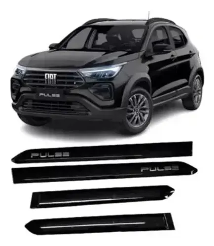 Jogo Friso 7095165 Lateral Porta Preto Fiat Pulse Mopar