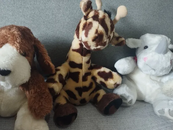 Girafa Parmalat pelúcia