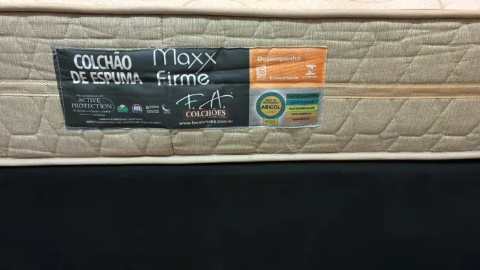Cama Box Queen Size + Colchão Maxx Firme Duplo Pillow