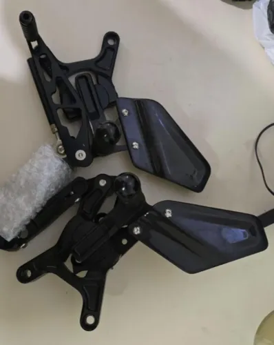 kawasaki zx6r 2025/ 2026 pedaleiras regulaveis zx6 636