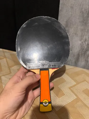 Raquete Tênis de Mesa / PING PONG Profissional ITTF, edição especial Pokemon + Raqueteira