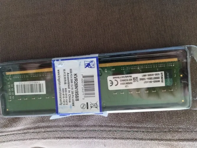 Memória RAM DDR4 8gb (Lacrada) p/ Desktop