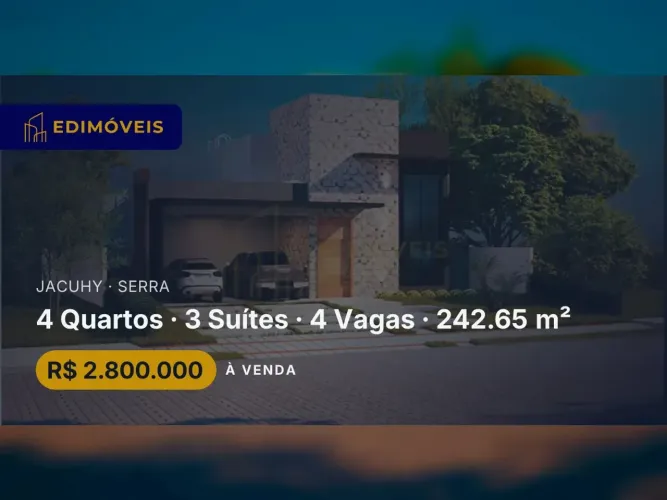 Exclusiva casa em Jacuhy: Design elegante e piscina para momentos especiais!