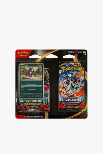 Pokémon TCG: Mega Evolução - Caos Ascendente - 3-Pack Blister - Português