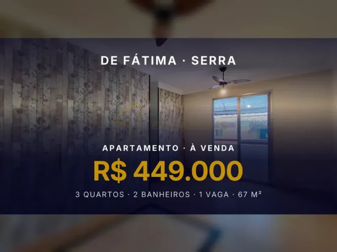 Exclusivo Apartamento com Suíte e Área Verde no Bairro de Fátima Não Perca!