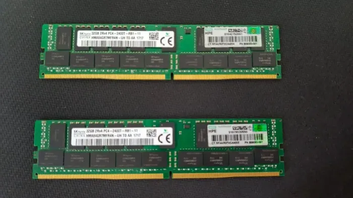 Memoria Ram Skhynix 32gb 2x32 para servidor/x99