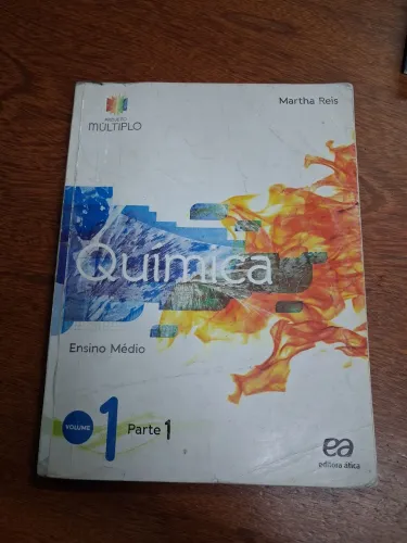 Kit Projeto Multiplo,  Química volume 1, editora Ática, 1ªedição