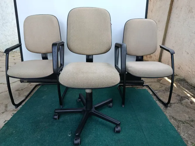 Cadeira escritório ergonômica anatômica 