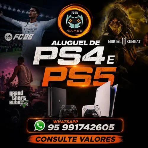 Aluguel de PS4