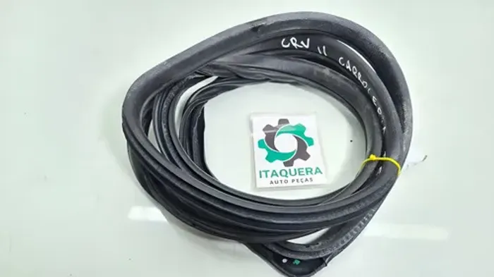 Borracha Carroceria Traseiro Esquerdo Honda Crv 2010 2011 Preto