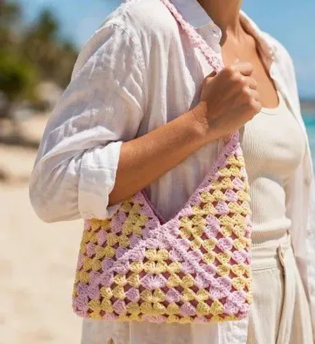 BOLSA DE CROCHÊ