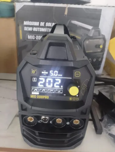 MÁQUINA DE SOLDA 5 EM 1 BIVOLT 200AH SISTEMA IGBT AUTOMÁTICO