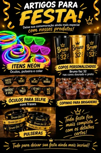 Itens para festa