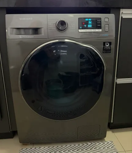 Lava e Seca Samsung Porta Crystal Blue com Lavagem a Seco Inox 11kg (127V)