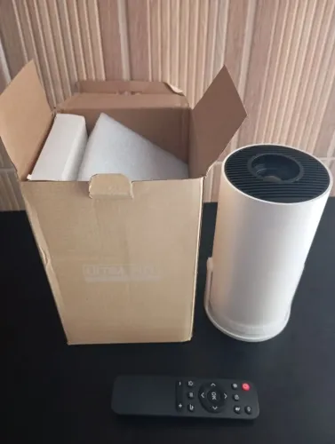 Projetor e tela