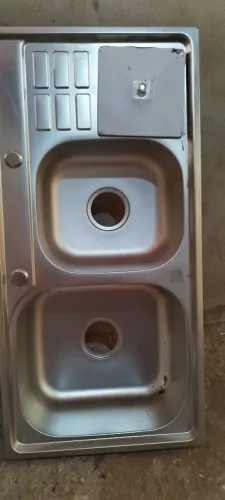 Pia de inox para mármore