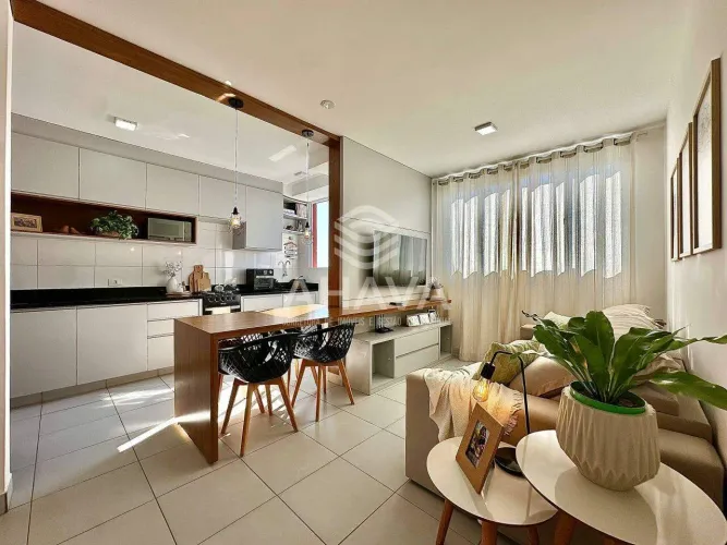 Apartamento de 2 Quartos, 49m², 1 Vaga, Bairro Rio Branco, próximo a Rua Augusto dos Anjos