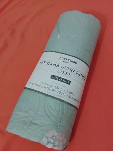 Kit cama solteiro First Classe ( 2 peças) novo
