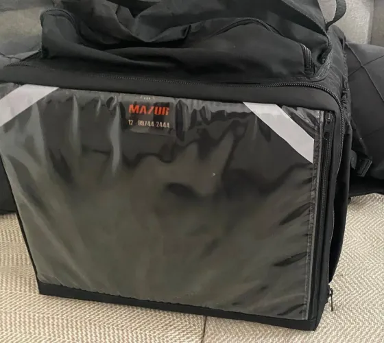 Bag motoboy com caixa isopor