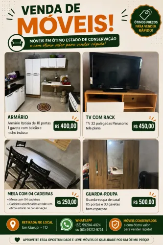 Móveis em ótimo estado