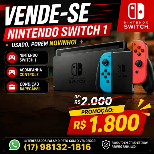 NINTENDO SWITCH V1 COMPLETO | EXCELENTE ESTADO 