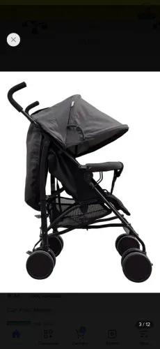 Carrinho de bebe passeio da cor Preto