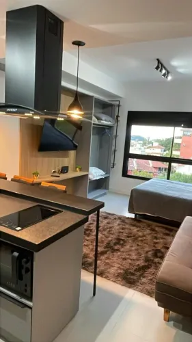 Apartamento/loft para alugar - Com vista para o mar em Jurerê, locação anual. 