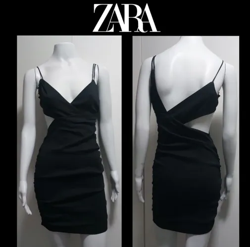 ZARA vestido preto -36