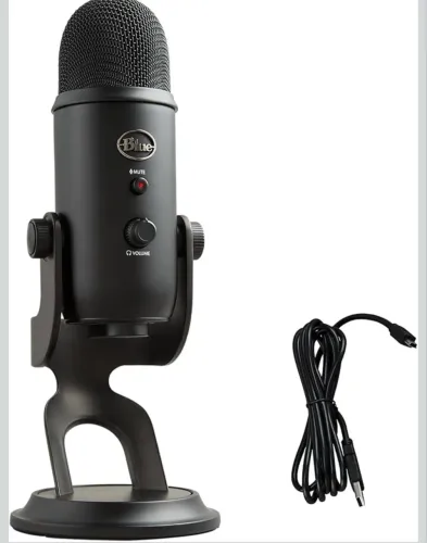 Microfone Logitech for Creators Microfone USB Blue Yeti