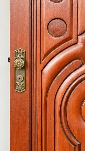 Porta Antiga de Madeira Maciça Entalhada 80x210 cm