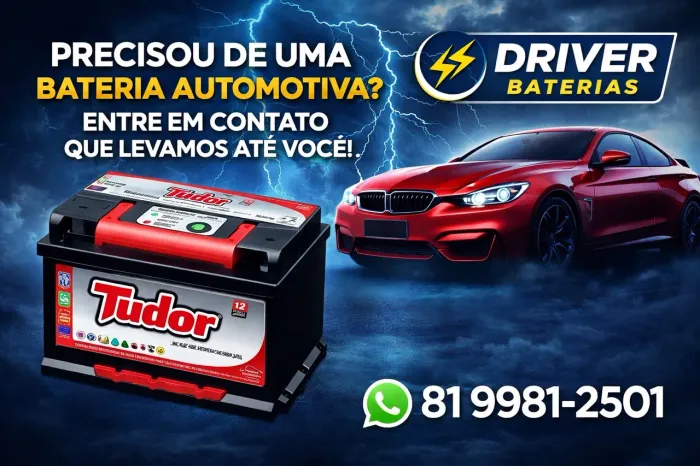 Bateria de carro Tudor - 60Ah