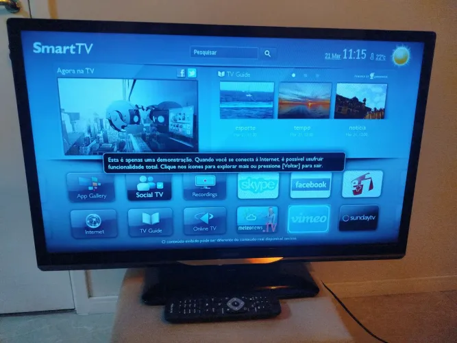 TV Philips LED 32" HD - Excelente Estado!<br>? R$ 450,00 (aceito proposta