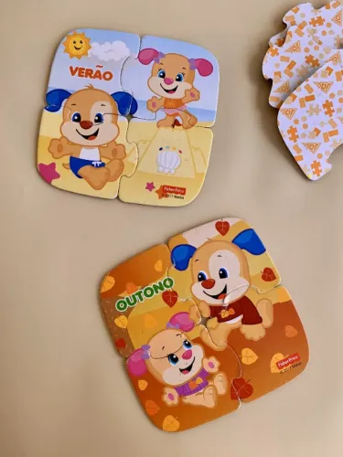 Quebra-Cabeça Infantil Toyster 4 em 1 Educativo