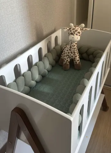 Mini Berço Semi-Novo (Apenas 6 Meses de Uso!)