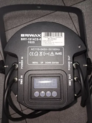 Iluminação BRIVAX BRY-1914CS-6 DMX - Profissional