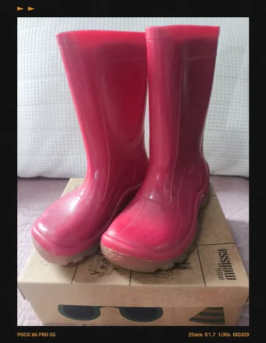 Bota cano alto Melissa Rosa Tam 26/27