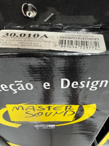 Calha de chuva Fox Cross Fox space Fox 4/15 4p na promoção só 140,00