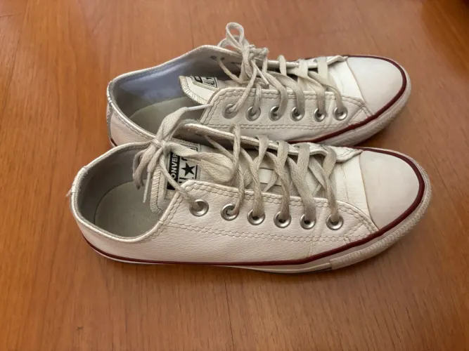 Tênis all star original em couro n 35