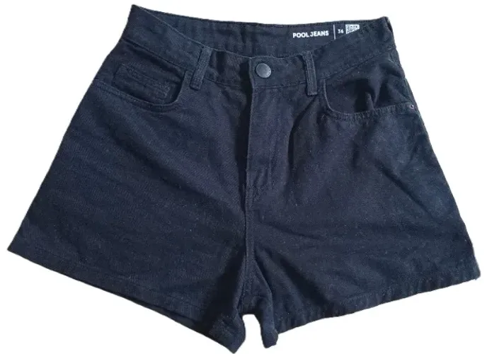 Shorts Preto Pool Jeans tam 36 Usado