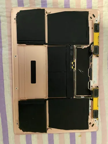 Bateria e tampa traseira MacBook A1534 rose 2015/16/17