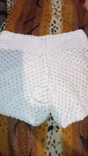 Short de crochê