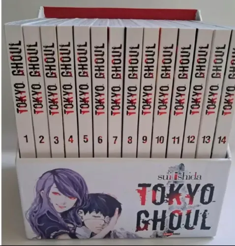 BOX MANGA TOKYO GHOUL 1-14 BEM CONSERVADO
