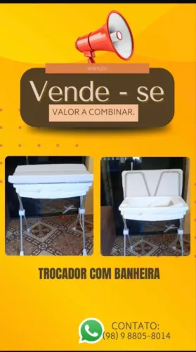 Venda de banheira com trocador