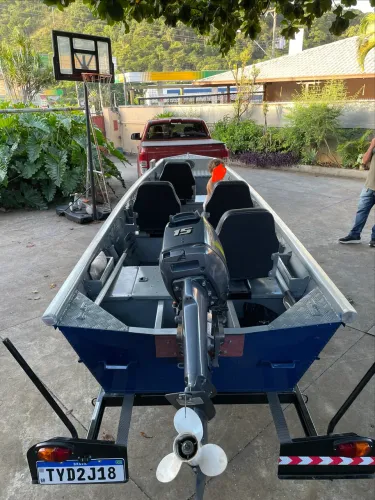 Barco Alumínio Pesca Chapa Grossa - Conjunto