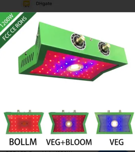 Led grow light 1200w full spectrum para plantas e jardins 