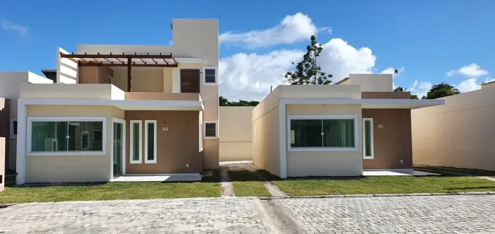 Busca Vida Side Concept, casas 2 quartos, 01 suíte, 70 m², 02 vagas, Lazer,  Abrantes...