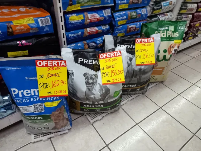 Rações vários preços e valores ofertas