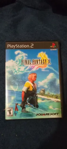 Jogo original de ps2 Final Fantasy X com poster