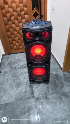 Caixa de Som Gradiente 1500W - Bluetooth - Excelente Estado